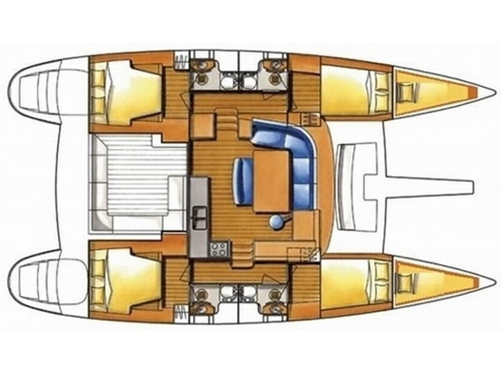 Atene 11.97 m Per noleggio Catamarano - #10 - 17