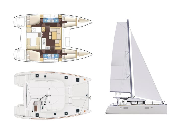Atene 11.97 m Per noleggio Catamarano - #10 - 16