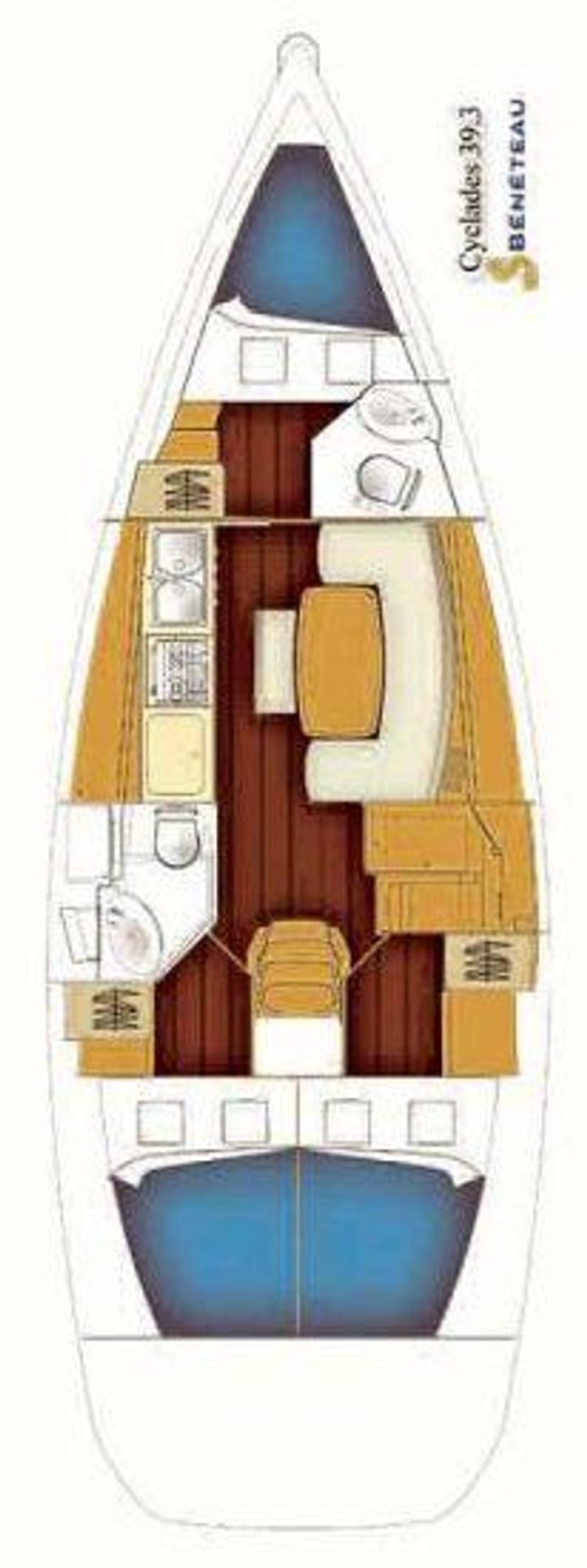 Fethiye 11.97 m Para Charter Velero - #10457 - 9