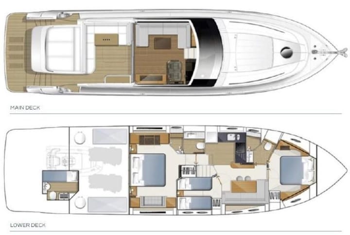 Princess V62 Kiralık Motoryat (2010) - Göcek | #10973 - 20