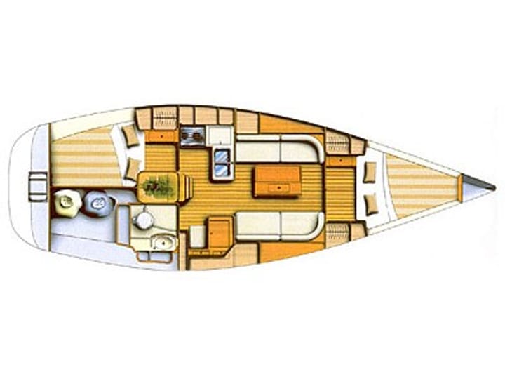 Kos 10.6 m Für Charter Segelboot — #1124 - 5