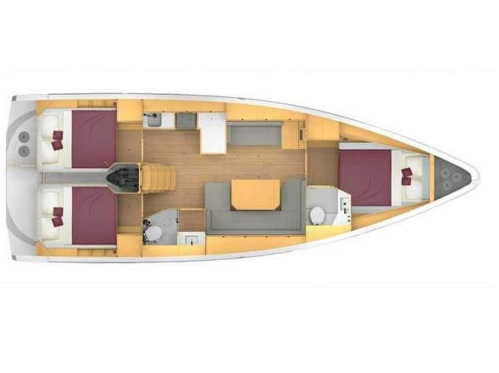 Marmaris 12.99 m Für Charter Segelboot — #11663 - 3