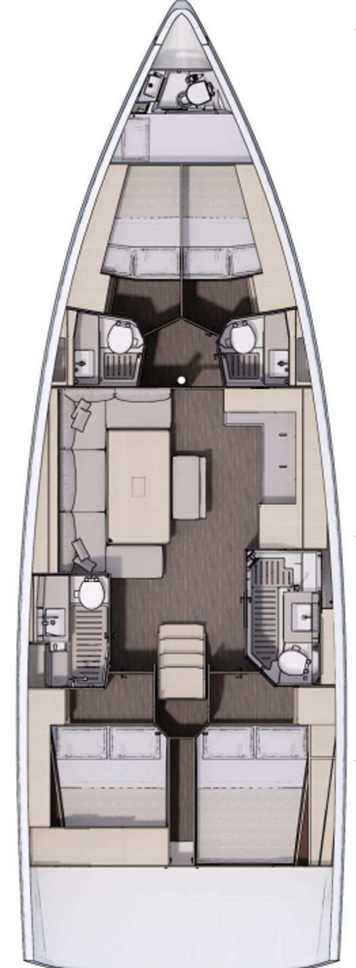 Dufour 470 Kiralık Yelkenli (2022) - Göcek | #12038 - 15