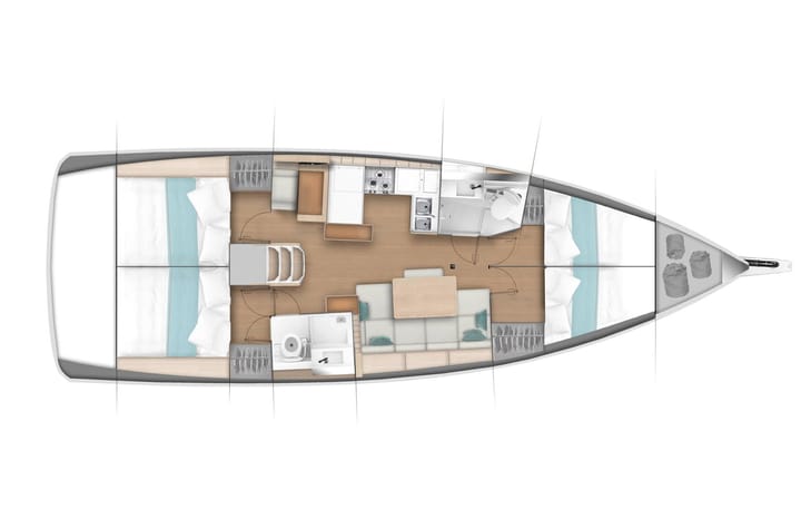 Keramoti 44 ft Para Charter Velero - #13204 - 11