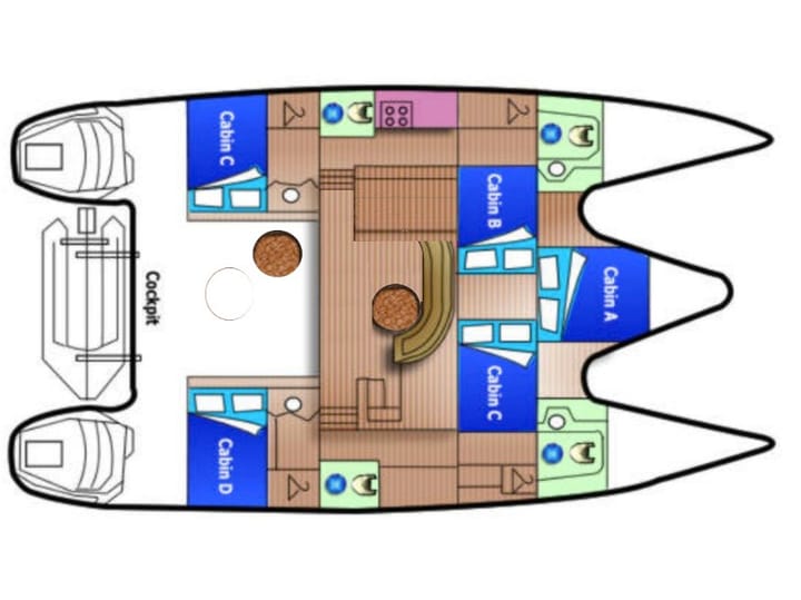 Catamaran Privilege 45 (1996) for Charter - Corfu | #1329 - 18