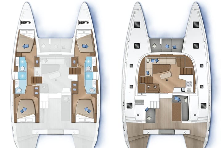 Catamaran Lagoon  42 (2023) for Charter - Marmaris | #13333 - 21