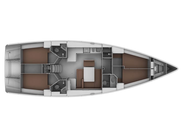 Puntone — Follonica 14.27 m Für Charter Segelboot — #4946 - 17