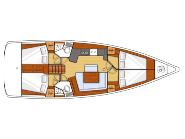 Puntone - Follonica 13.85 m Per noleggio Barca a vela - #4951 - 2