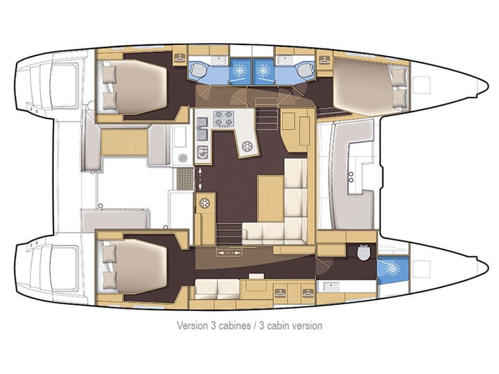 Athen 13.72 m Für Charter Katamaran — #5390 - 1