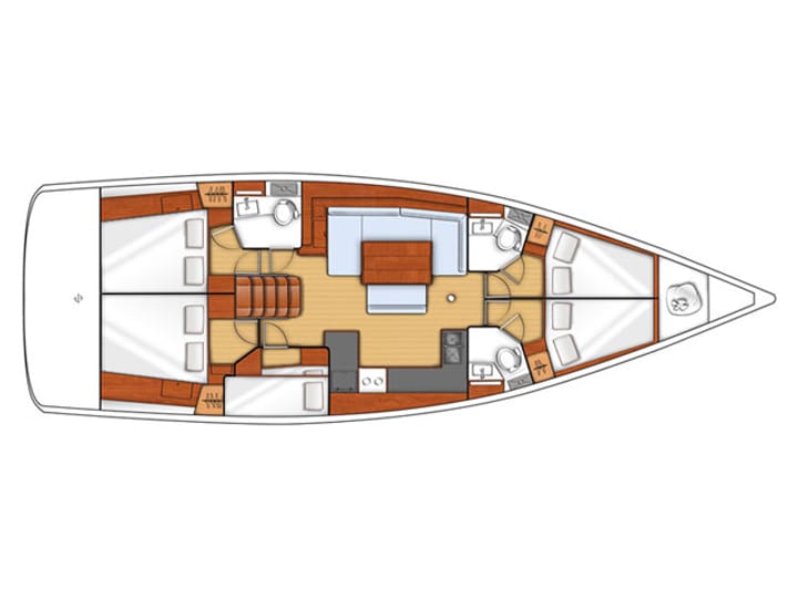 Sailboat Beneteau Oceanis 48 (2012) for Charter - Kos | #5746 - 3