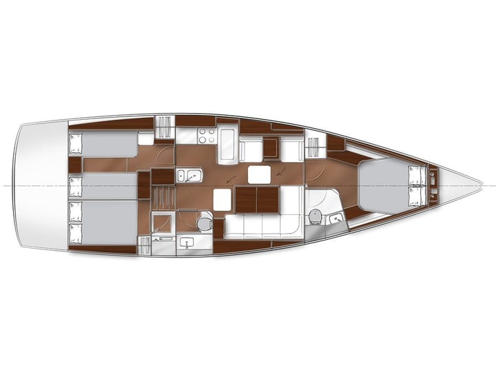 Preveza 13.99 m Per noleggio Barca a vela - #6612 - 5