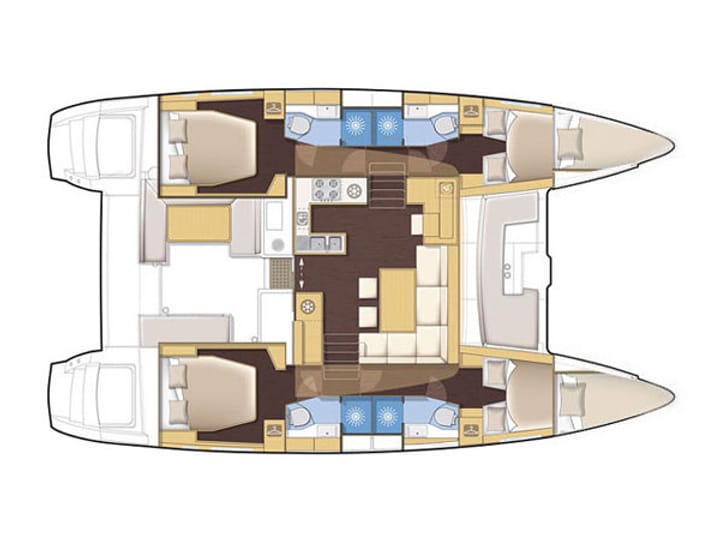 Biograd 13.96 m Für Charter Katamaran — #7169 - 14