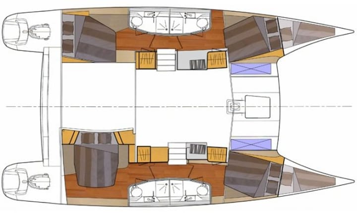 Catamaran Fountaine Pajot Orana 44 (2011) for Charter - Marmaris | #8226 - 8