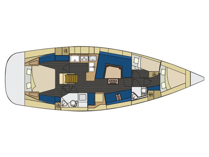 Mali Losinj 13.85 m Für Charter Segelboot — #8494 - 7