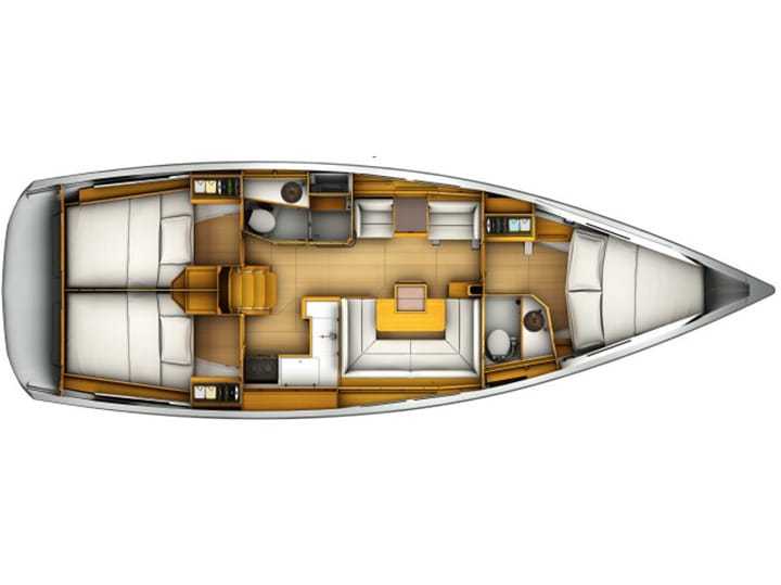 Kos 12.34 m For Charter Voilier - #950 - 6